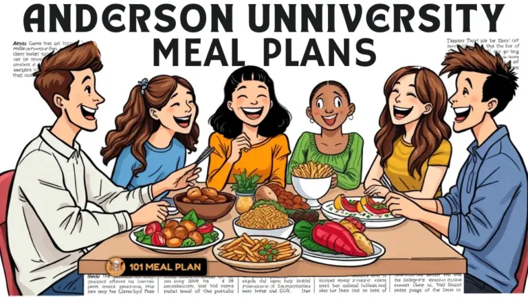 Anderson University Meal Plans