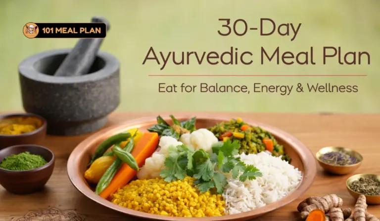 30-Day Ayurvedic Meal Plan